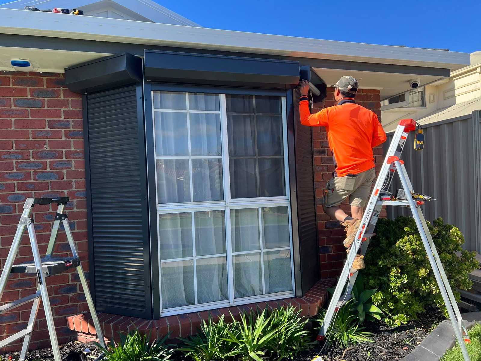 Modern home window detail