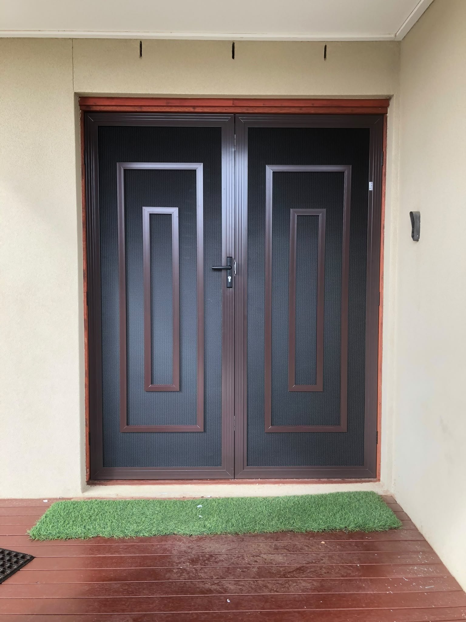 Modern home window detail
